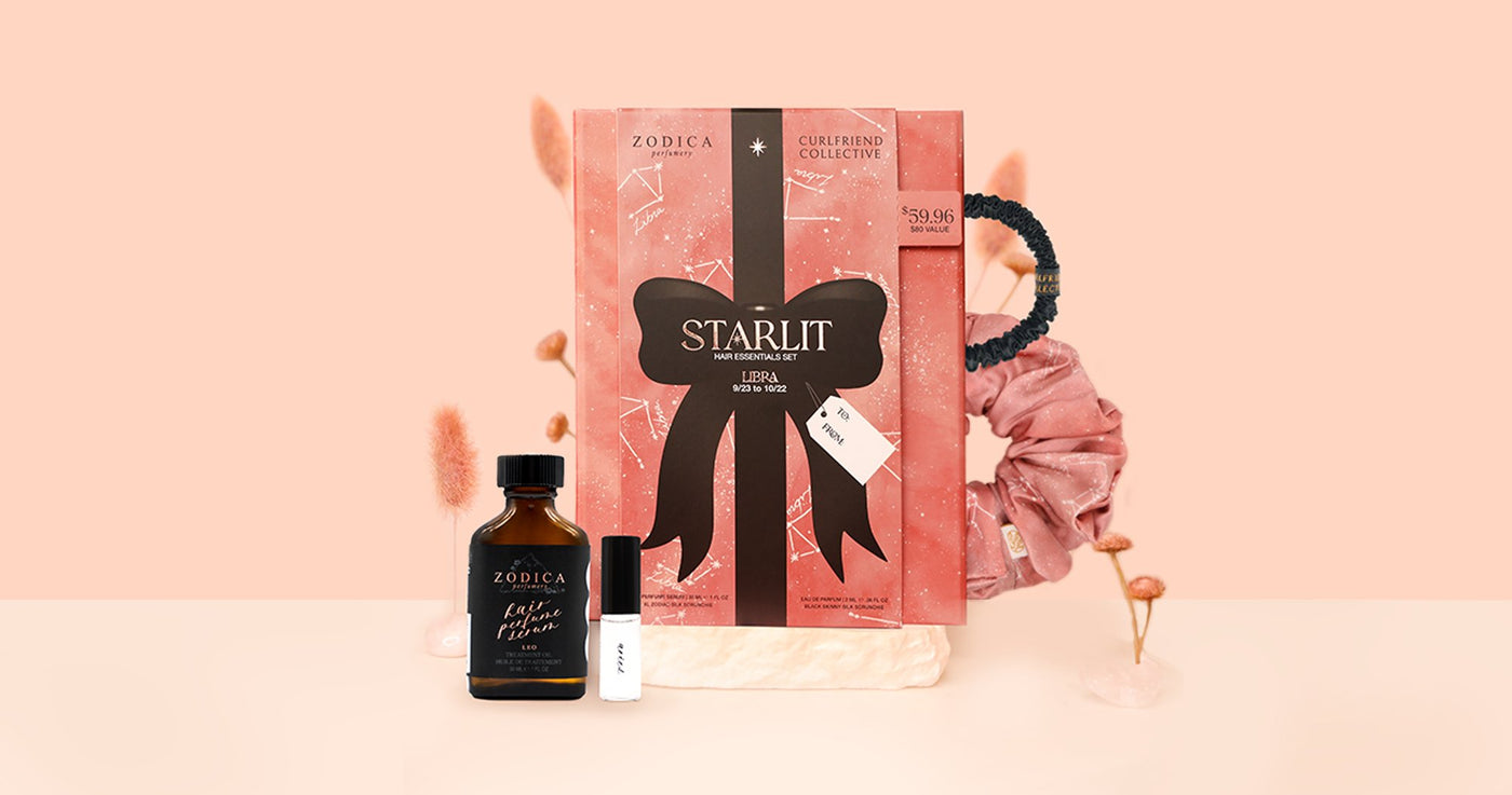 perfume palette on with pink christmas trees