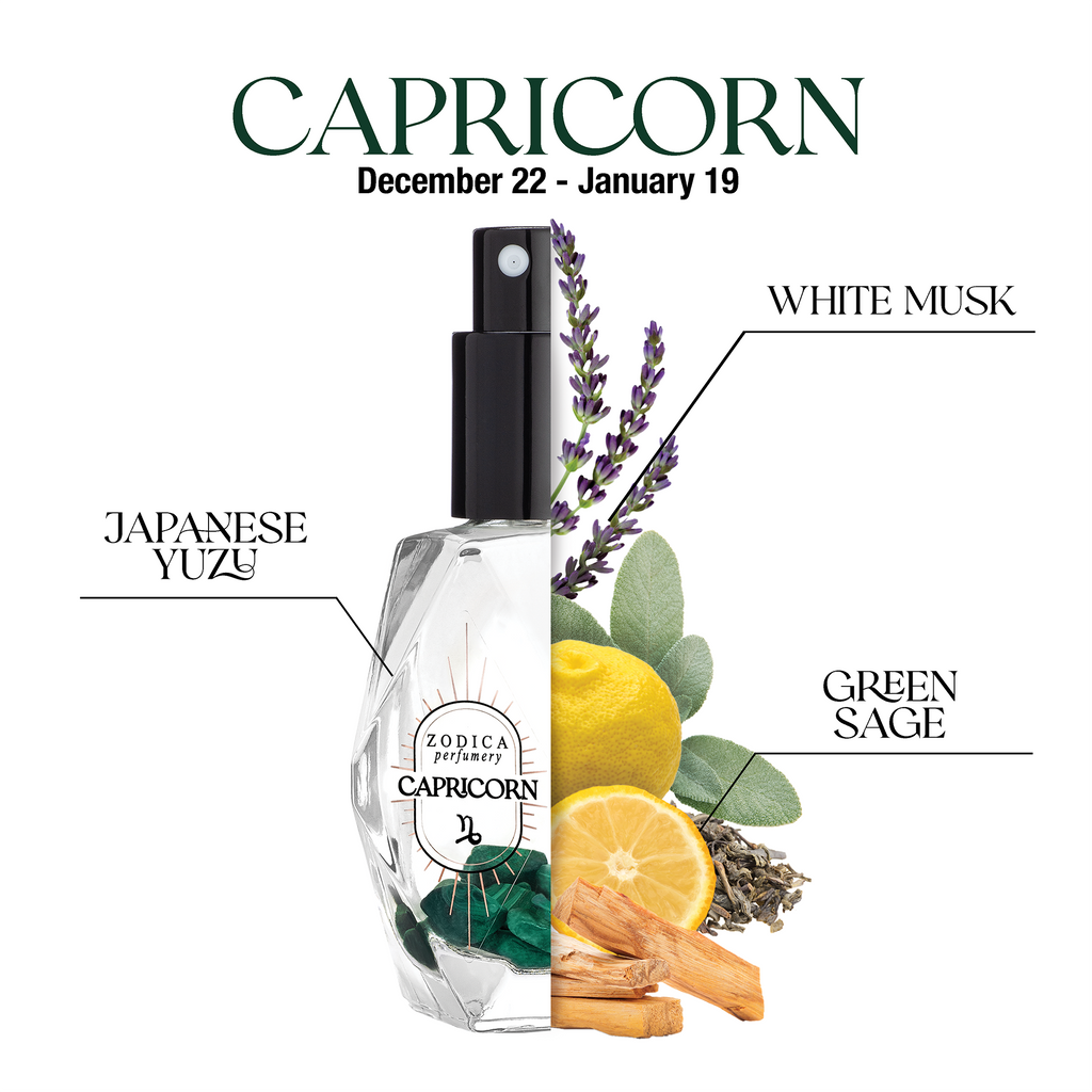 Capricorn Crystal Infused Zodiac Perfume