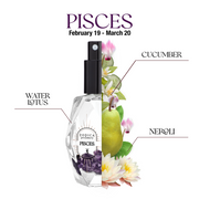 Pisces Crystal Infused Zodiac Perfume