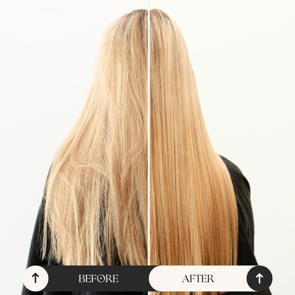 hair serum before and after