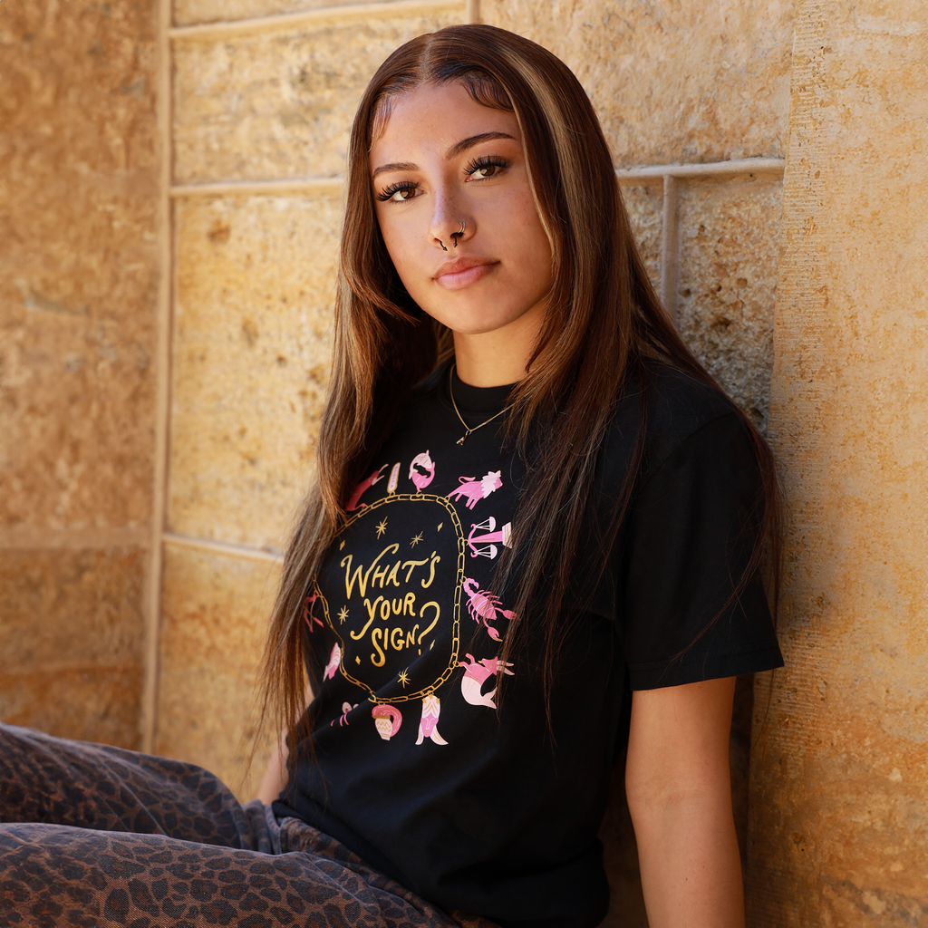 What's Your Sign Zodiac Crewneck Tee