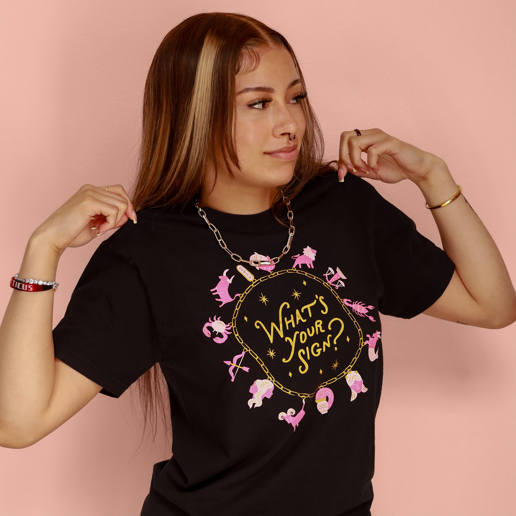 What's Your Sign Zodiac Crewneck Tee