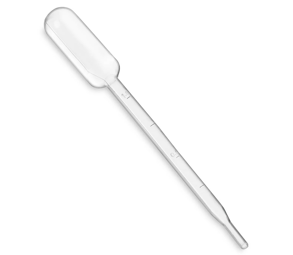 pipette on white background