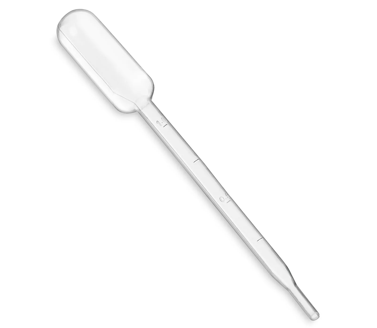 pipette on white background