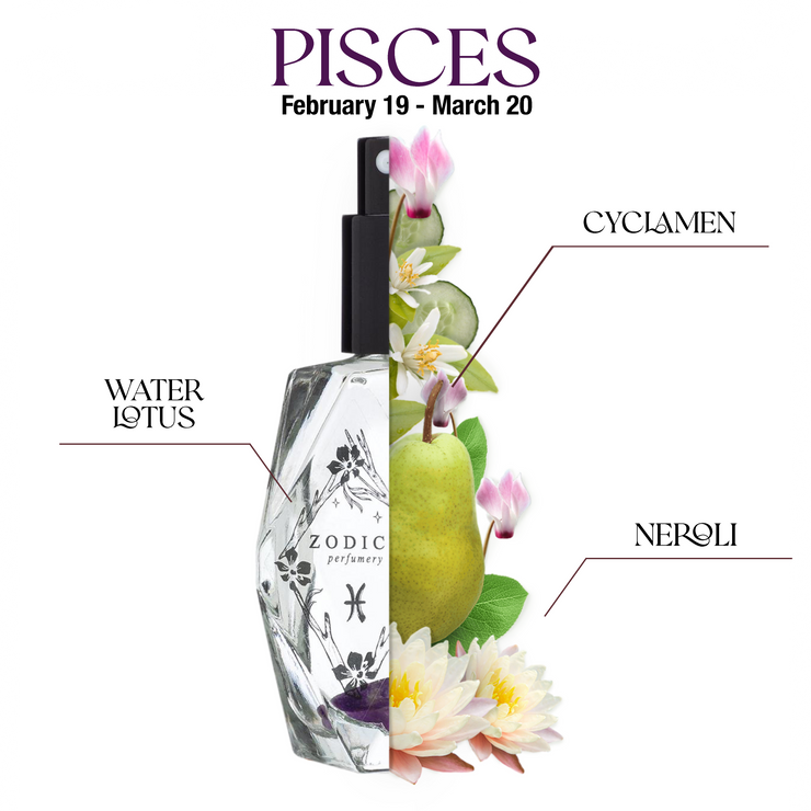 Pisces Crystal Infused Zodiac Perfume
