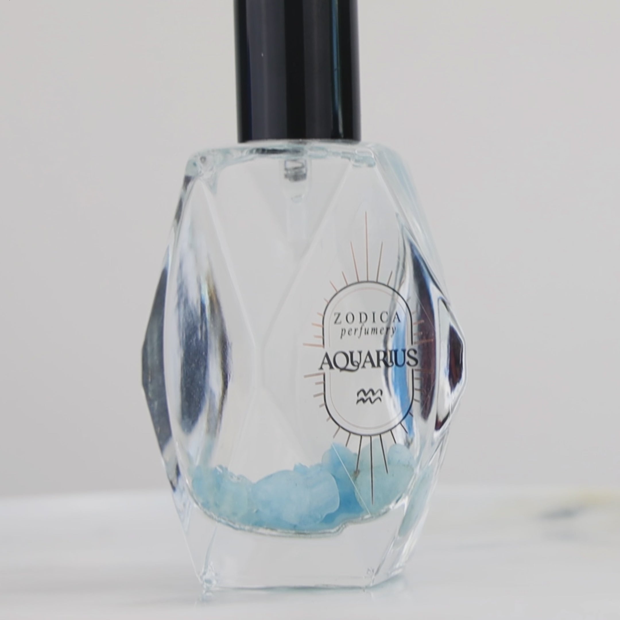 Aquarius Crystal Infused Zodiac Perfume
