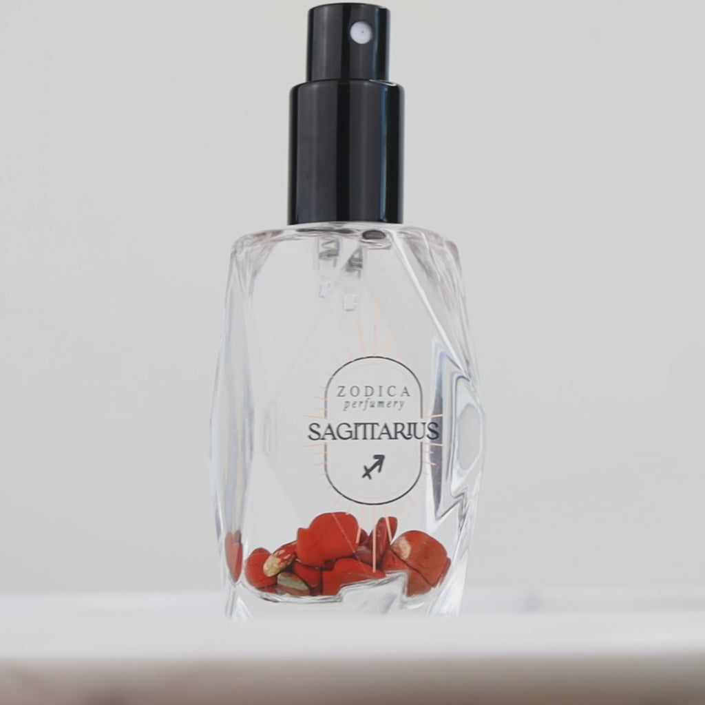 Sagittarius Crystal Infused Zodiac Perfume