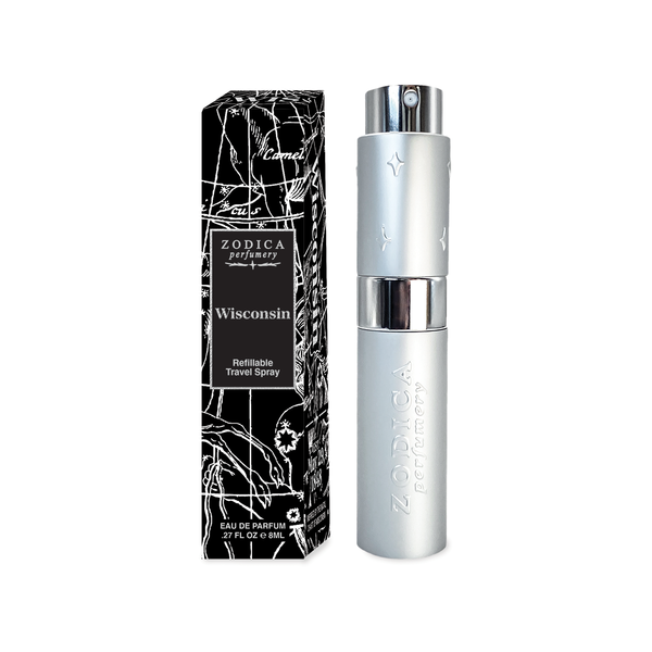 香水瓶　アトマイザー　彫金　SILVER　perfume bottle　ツキ10 Eau de Wisconsin Travel Perfume 8ml .27oz – Zodica Perfumery