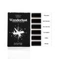Zodica Perfumes Wanderlust Fragrance Flight Set packaging with black boxes labeled with city names.